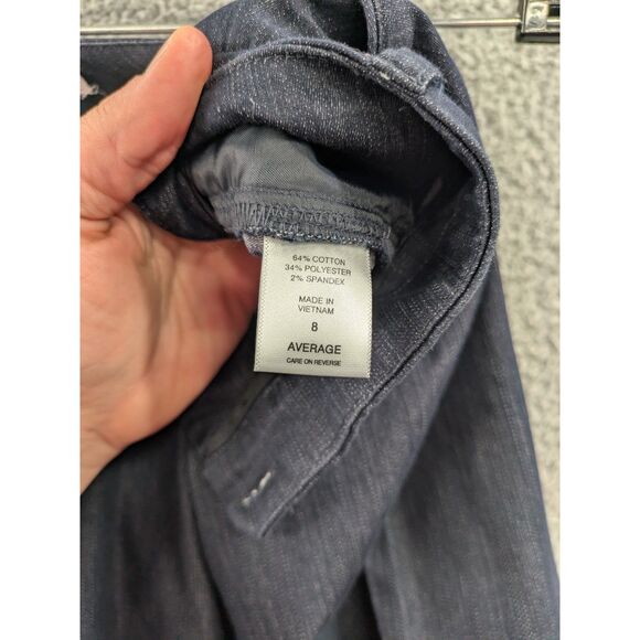 New York and Company Women's size 8 Average Stretch Bootcut Blue Jeans - Picture 12 of 12